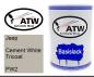 Preview: Jeep, Cement White Tricoat, PW2: 500ml Lackdose, von ATW Autoteile West.